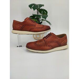 Cole Haan Men's OriginalGrand Brown Leather Wingtip Oxford Shoes Size 9M US